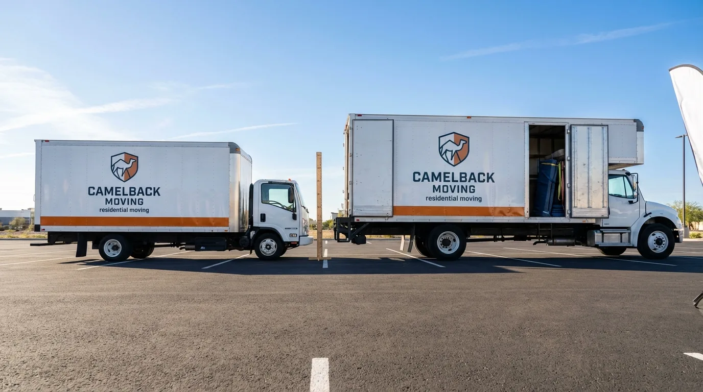 Moving truck size capacity guide in Prairie City